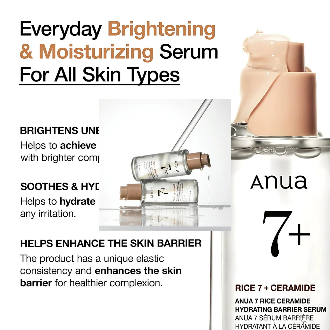 7 Rice Ceramide Hydrating Barrier Serum [50ml] - Image 2