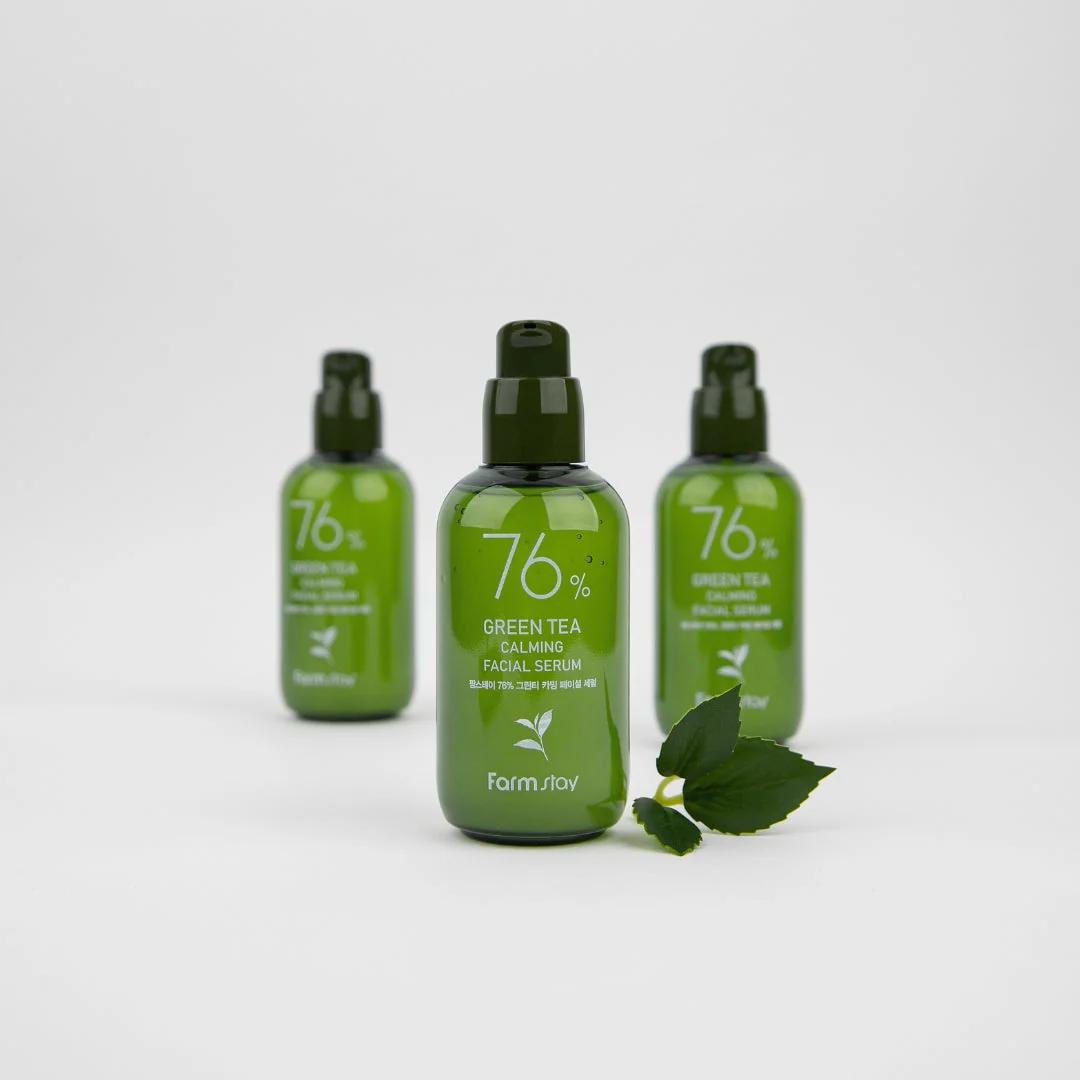 76% Green Tea Calming Facial Serum [100ml] - Image 3