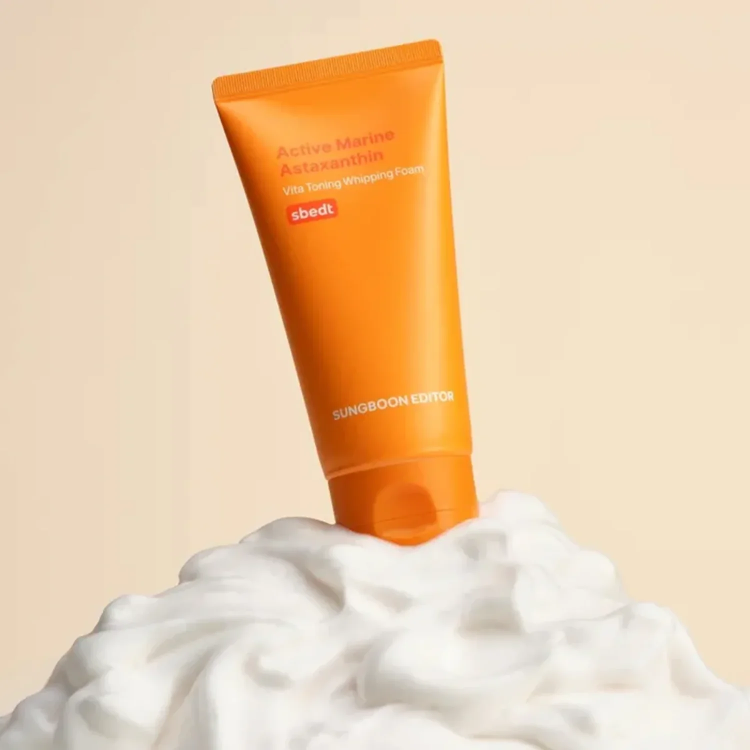 Active Marine Astaxanthin Vita Toning Whipping Foam 120g - Image 2