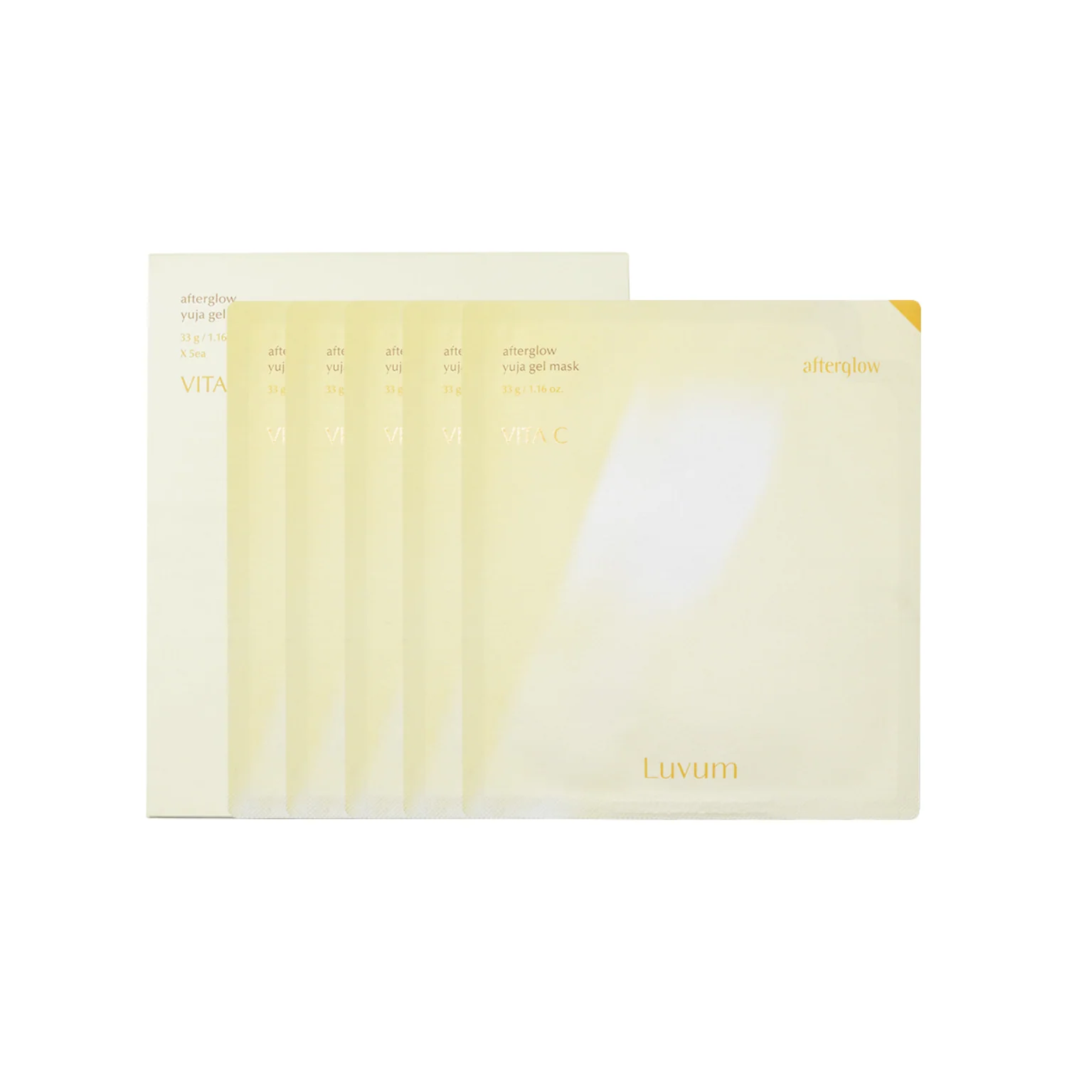After Glow Yuja Gel Mask 5pcs/box