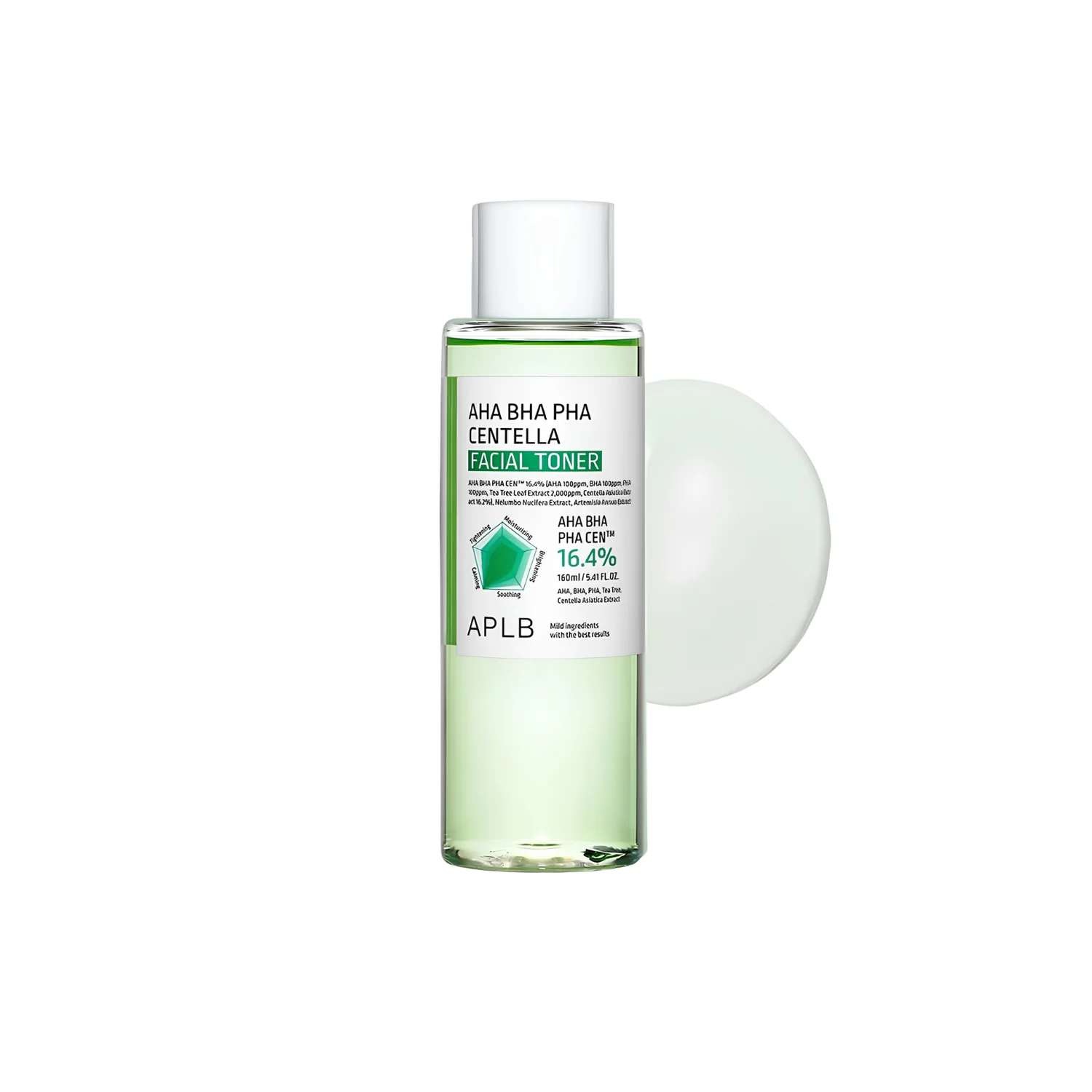 AHA BHA PHA Centella Facial Toner 160ml