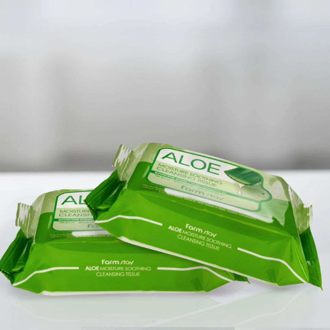 Aloe Moisture Soothing Cleansing Tissue [30 Sheets] - Image 2