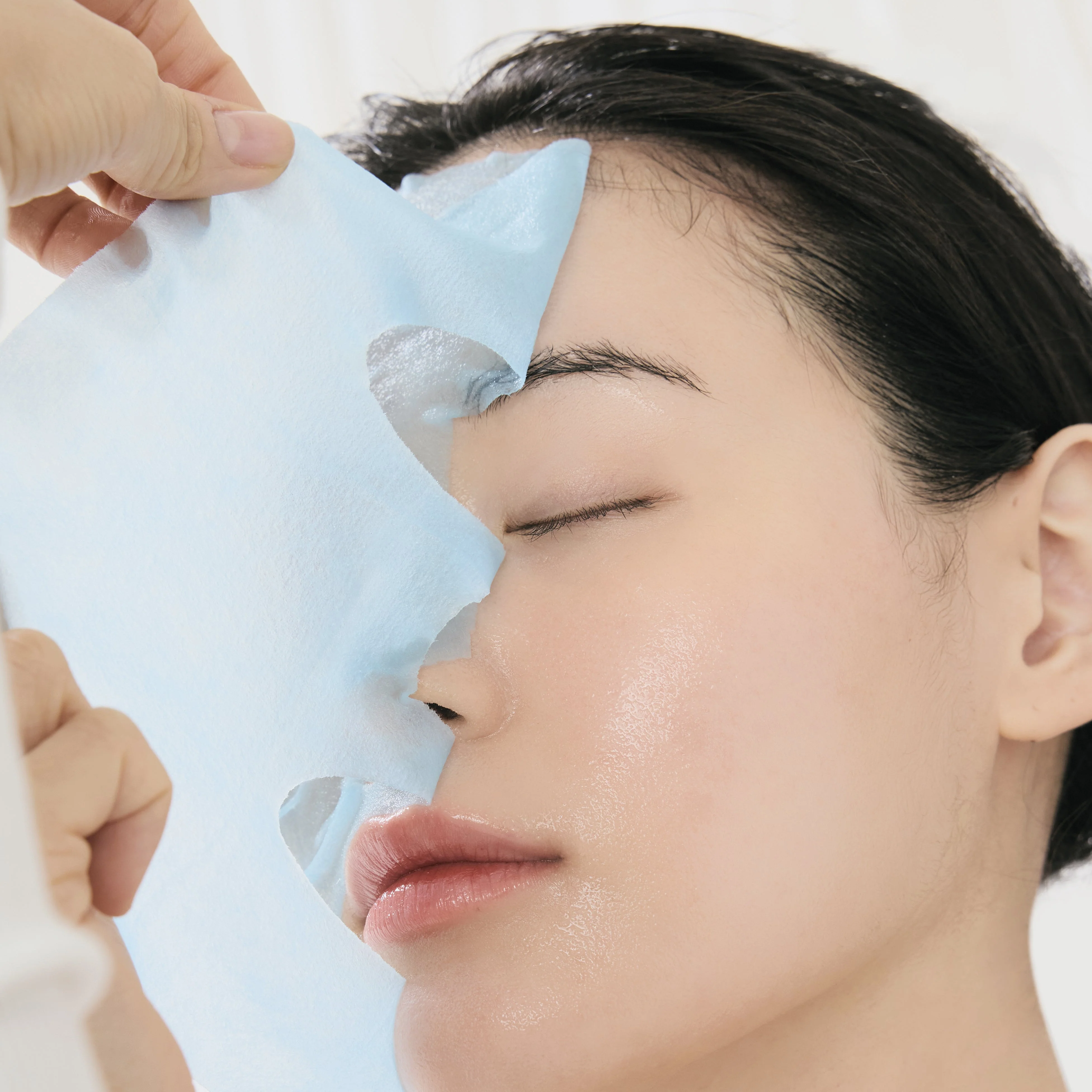 Aqua Blue Hydration Mask Box [4pcs] - Image 4