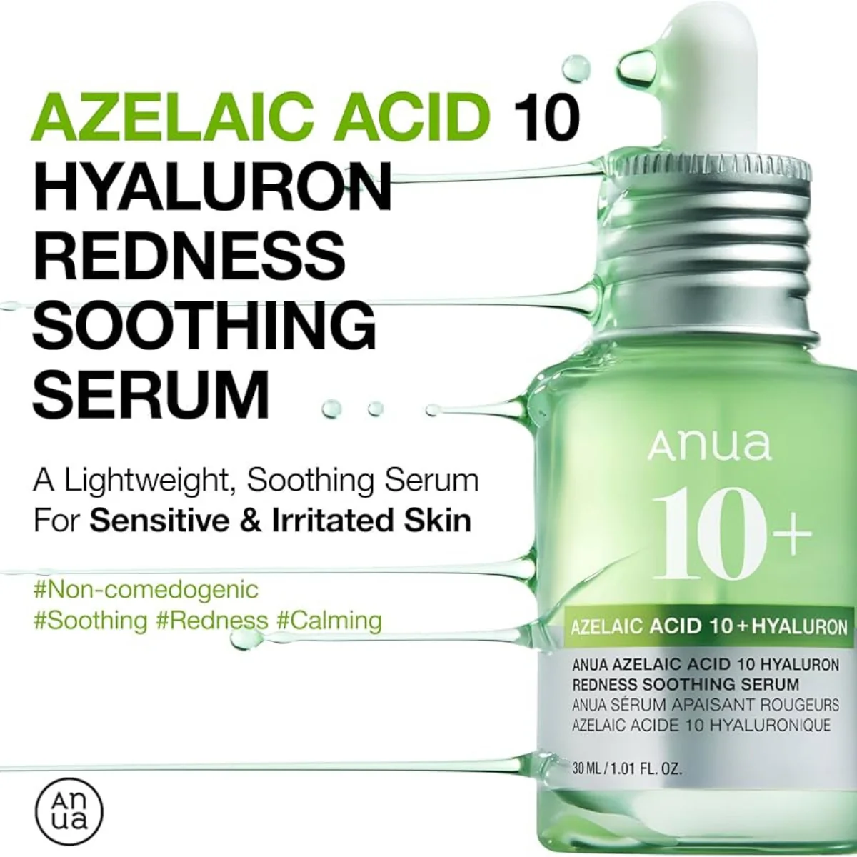 Azelaic Acid 10 Hyaluron Redness Soothing Serum [30ml] - Image 4