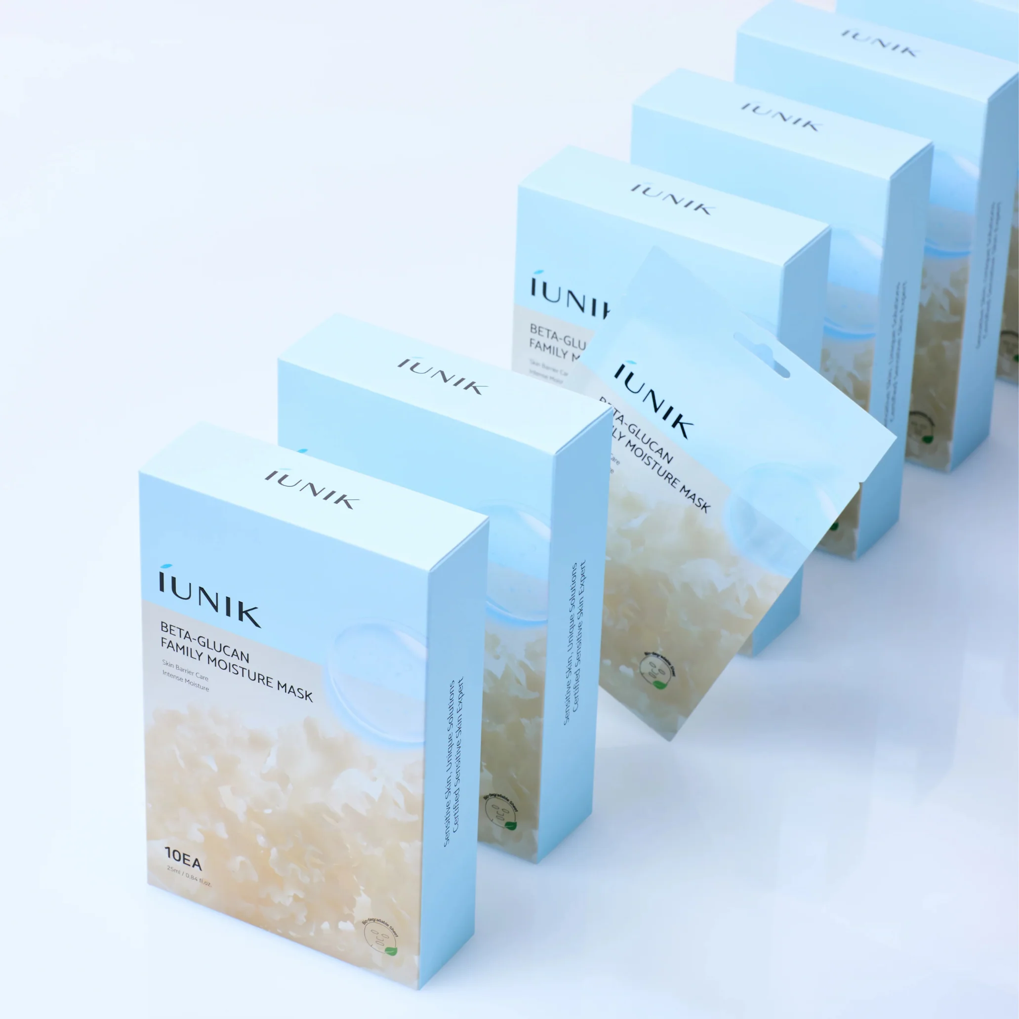 Beta Glucan Family Moisture Mask Box [10pcs] - Image 2