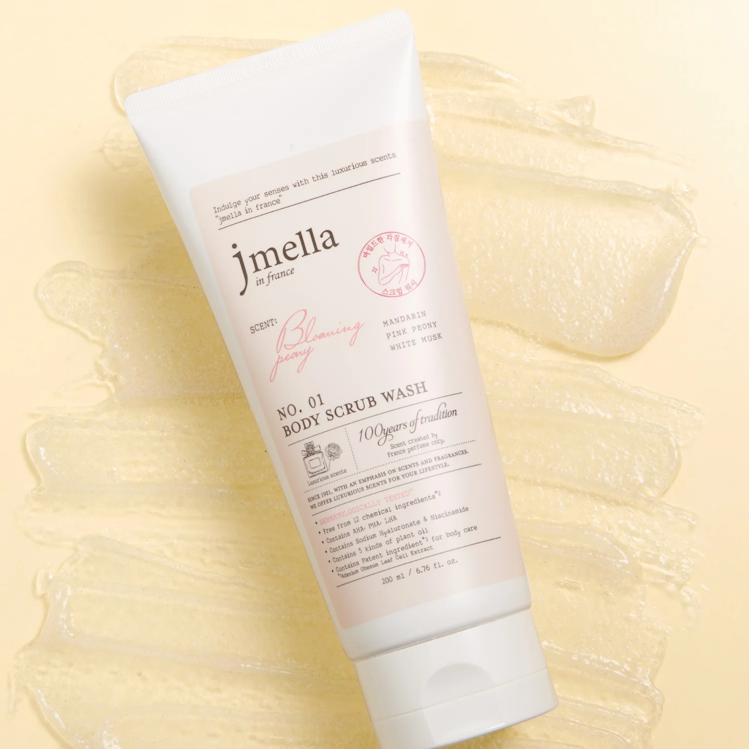 Blooming Peony Body Scrub Wash [200ml] - Image 7