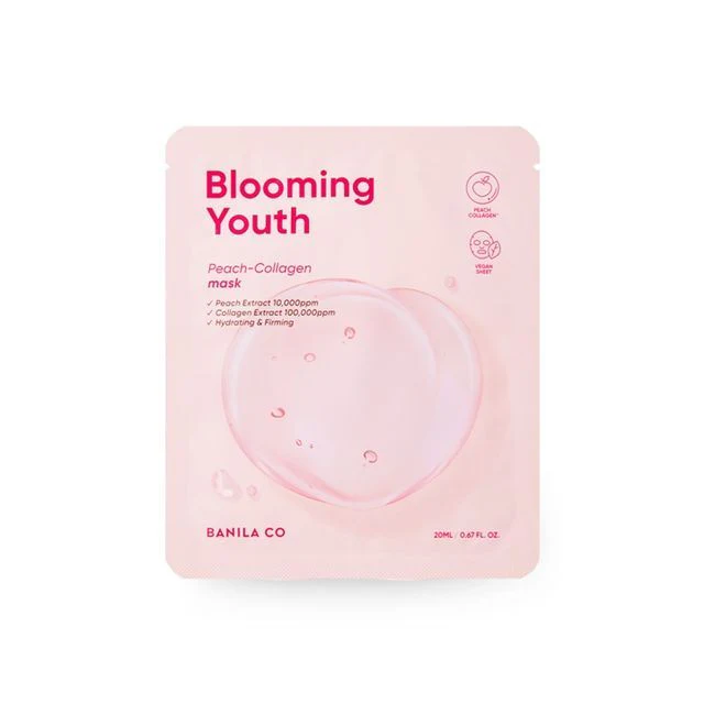 Blooming Youth Peach-Collagen Mask [1pc] - Image 2