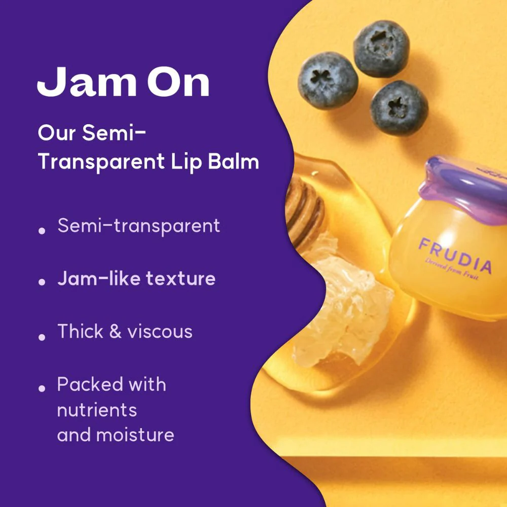 Blueberry Hydrating Honey Lip Balm 10ml - Image 3