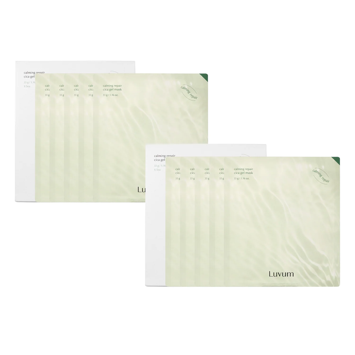 Calming Repair Cica Gel Mask Box (Twin Pack) - Image 2