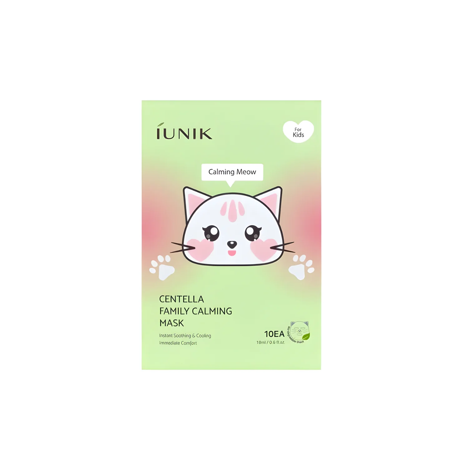 Centella Family Calming Mask Box For Kids [10pcs]