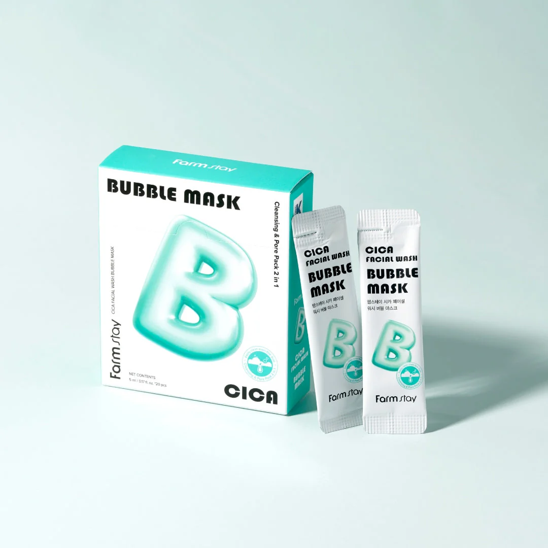 Cica Facial Wash Bubble Mask [20pcs] - Image 3
