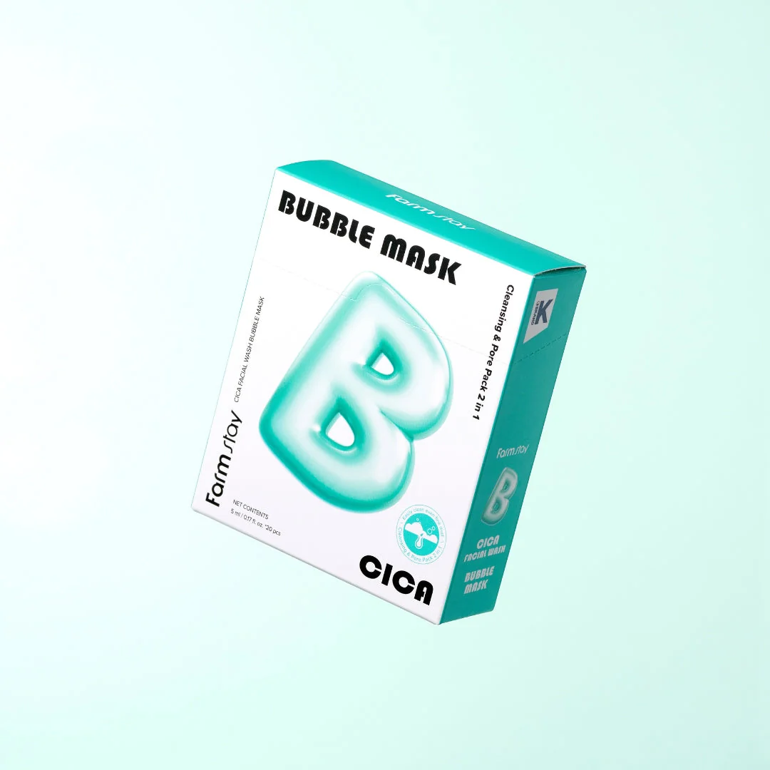 Cica Facial Wash Bubble Mask [20pcs] - Image 6