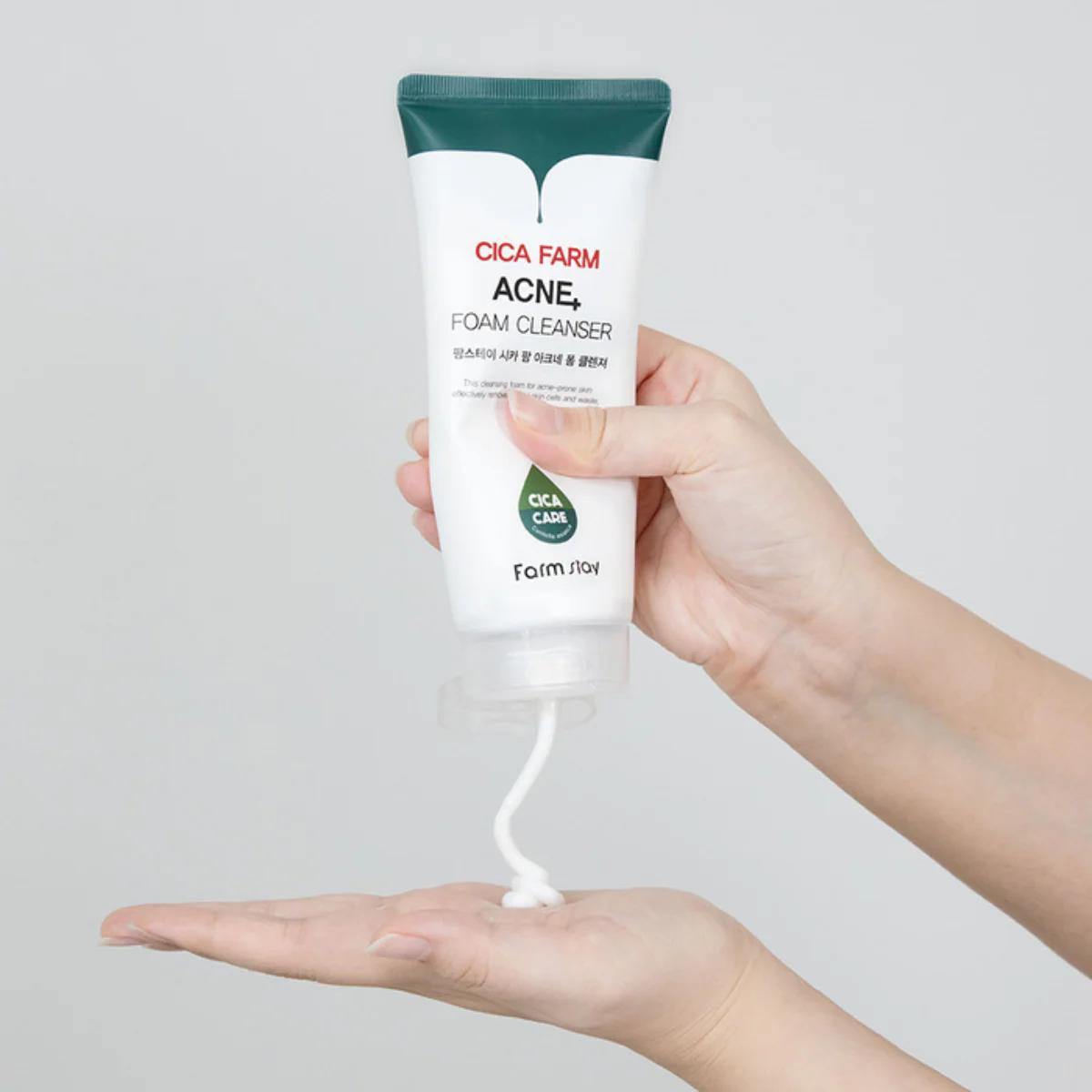 Cica Farm Acne Foam Cleanser [180ml] - Image 2