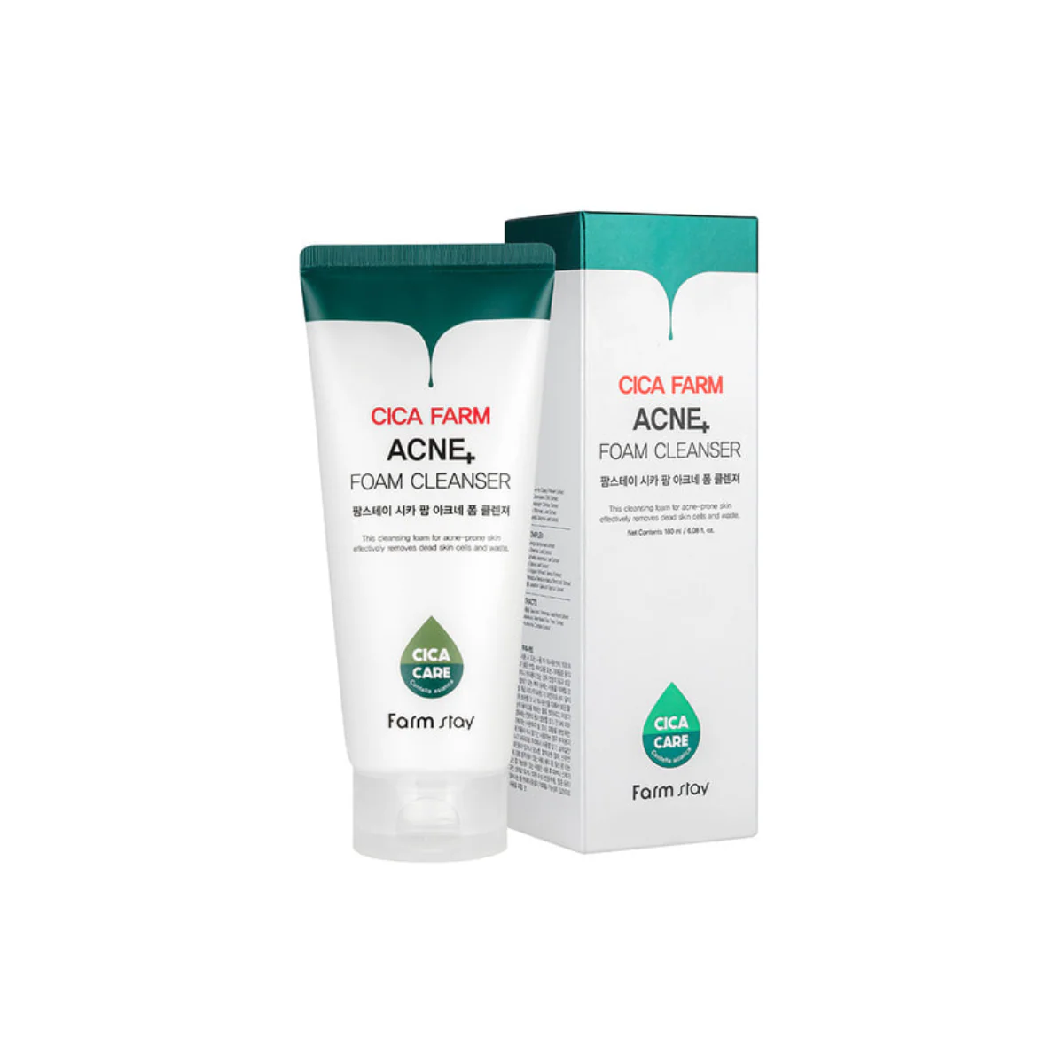 Cica Farm Acne Foam Cleanser [180ml] - Image 5