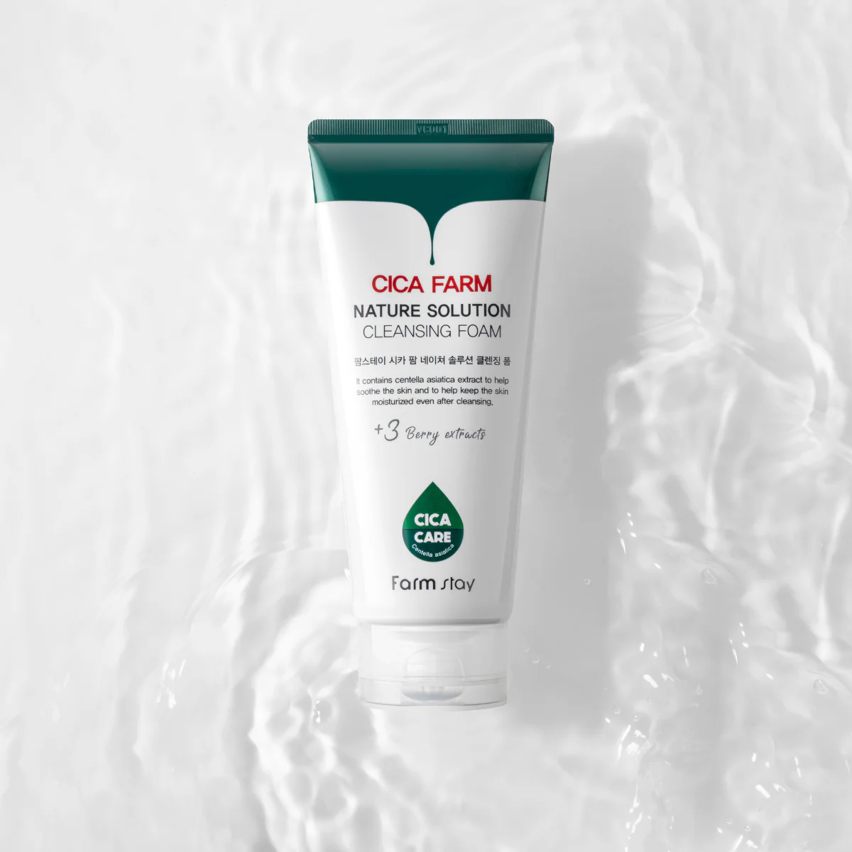 Cica Farm Nature Solution Foam Cleanser [180ml] - Image 3