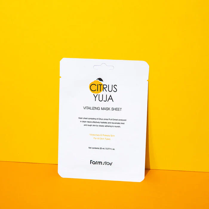 Citrus Yuja Vitalizing Mask Sheet [1pc] - Image 3