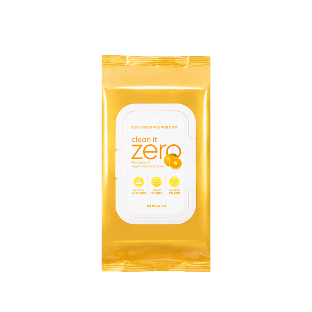 Clean It Zero Mandarin C Vegan Cleansing Tissue [80ea]