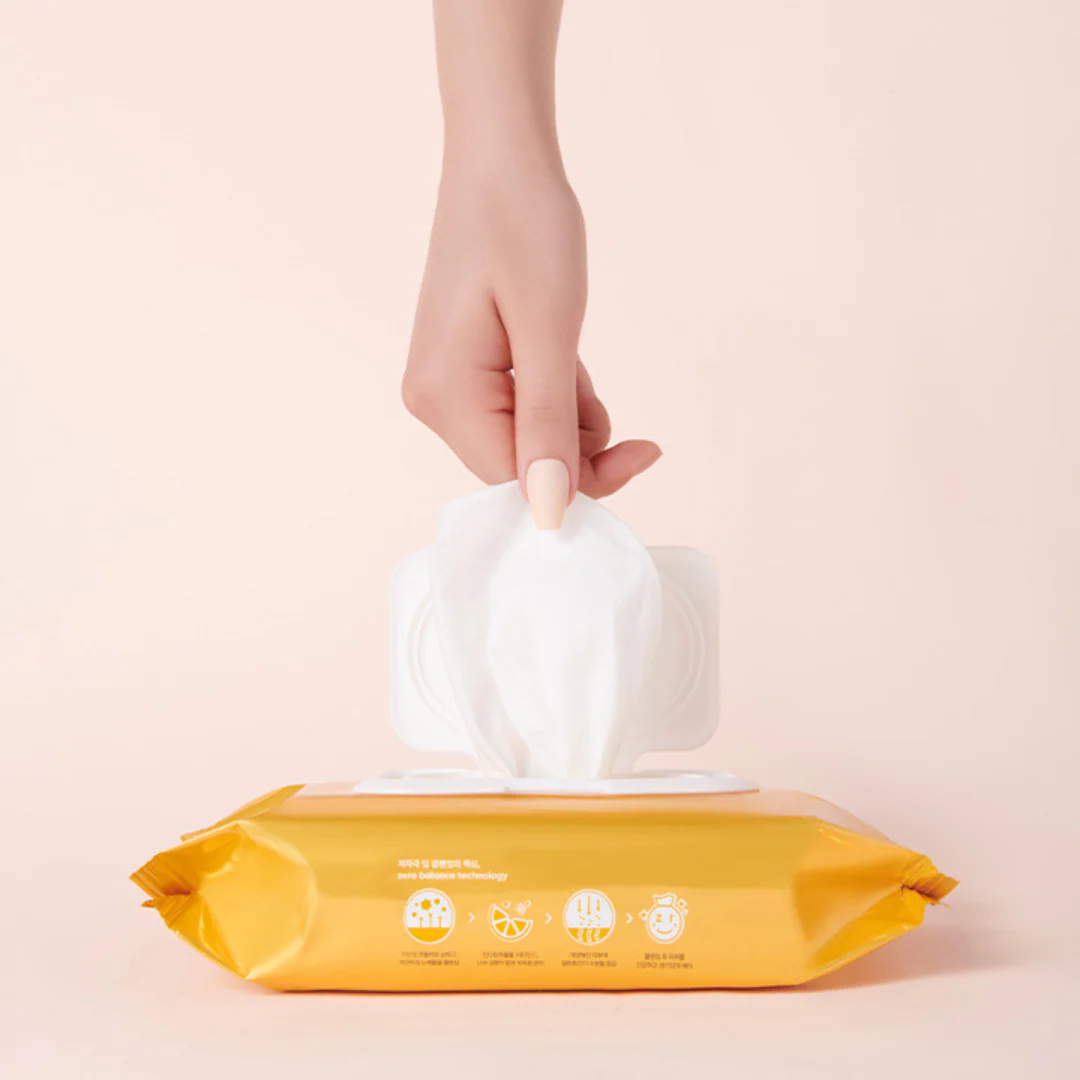 Clean It Zero Mandarin C Vegan Cleansing Tissue [80ea] - Image 2
