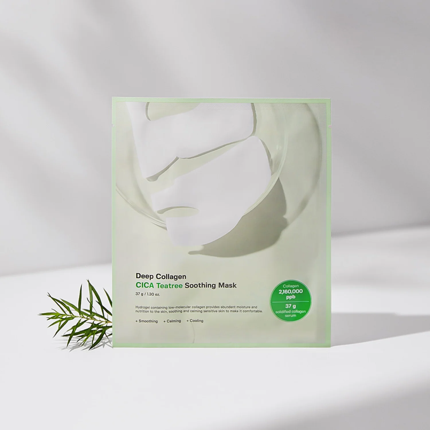 Deep Collagen Cica Teatree Soothing Mask Box [4pcs] - Image 2