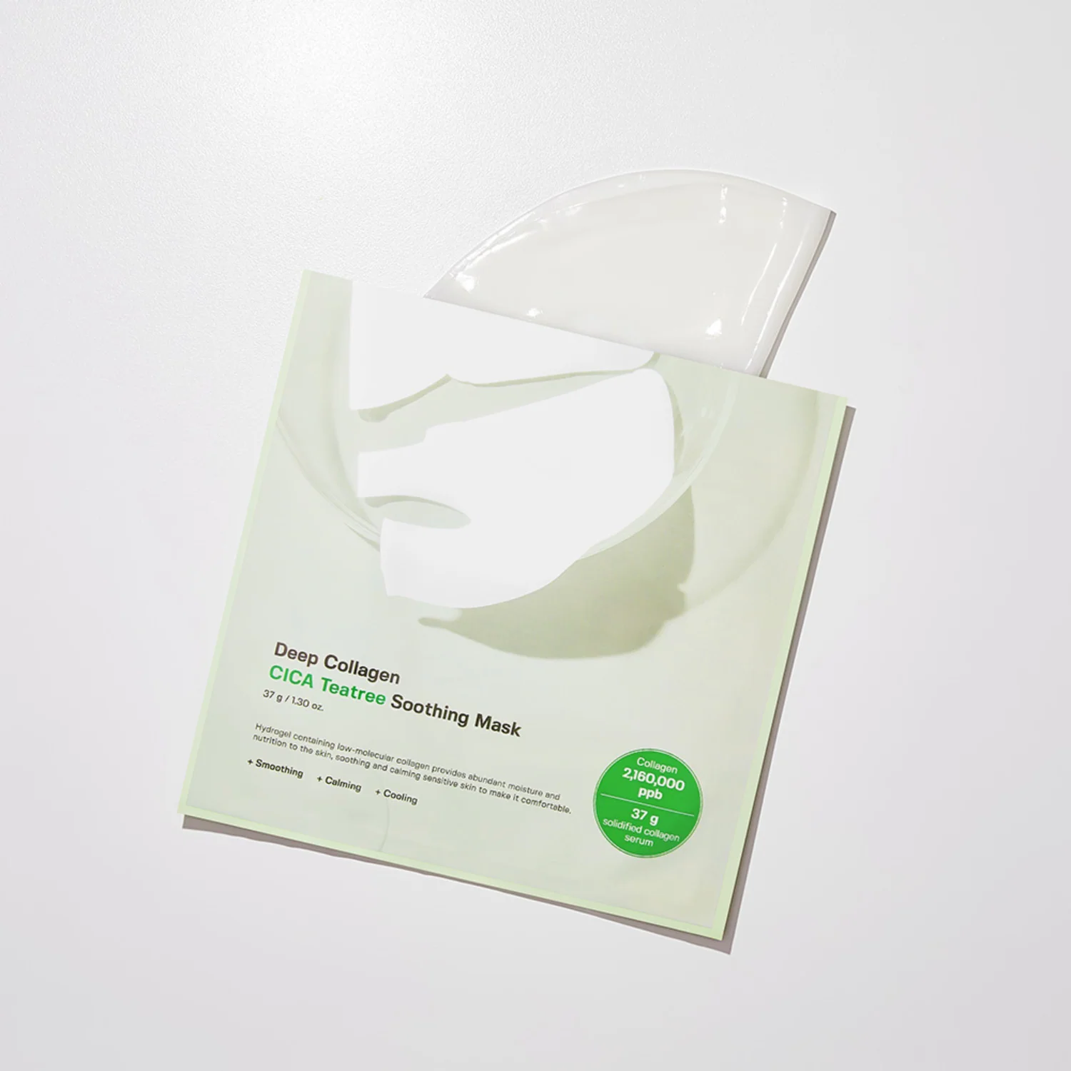 Deep Collagen Cica Teatree Soothing Mask Box [4pcs] - Image 3