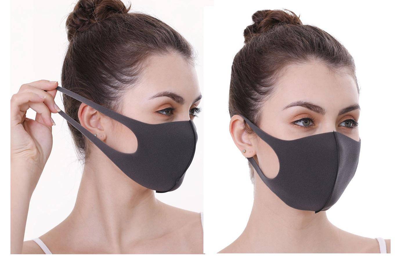Face Mask Gray 3 pc - Image 2