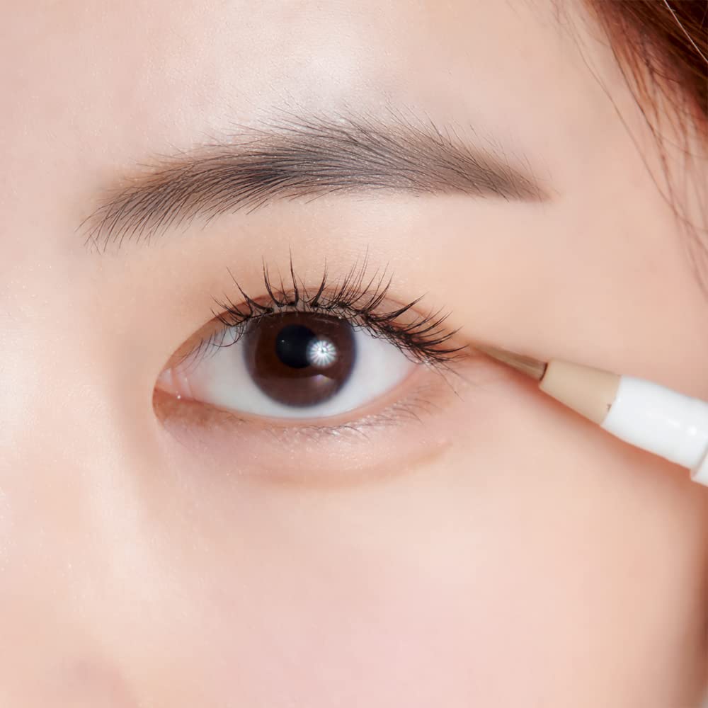 Fake Trick Double Eyelidner 01 Pale Brown - Image 4