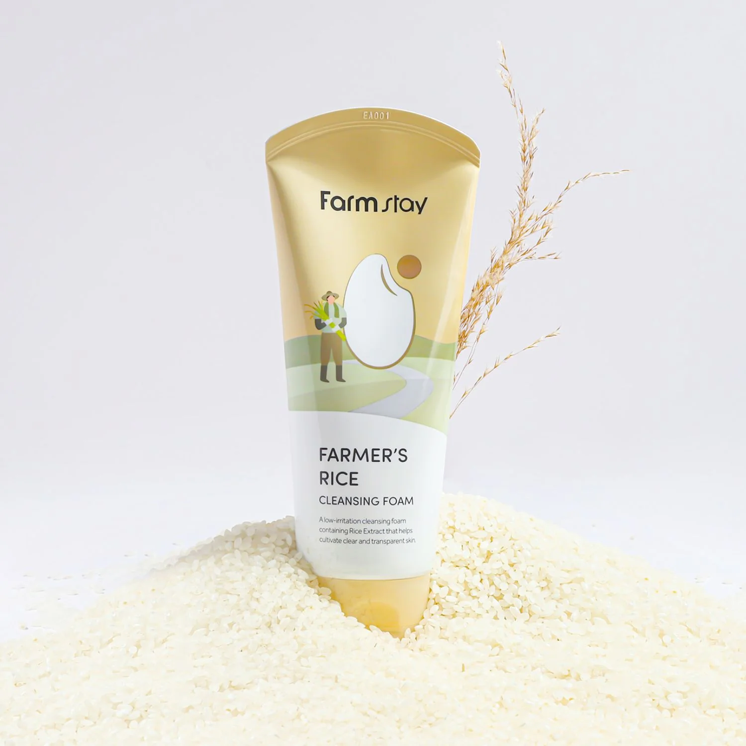 Farmers Rice Cleansing Foam [180ml] - Image 2