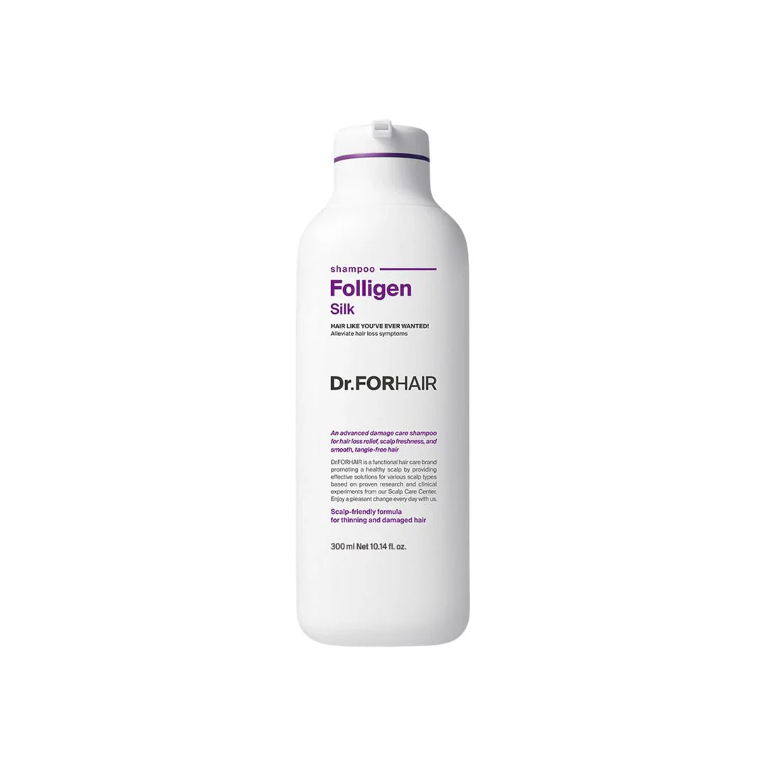 Folligen Silk Shampoo 300ml + Folligen Original Shampoo 70ml - Image 2
