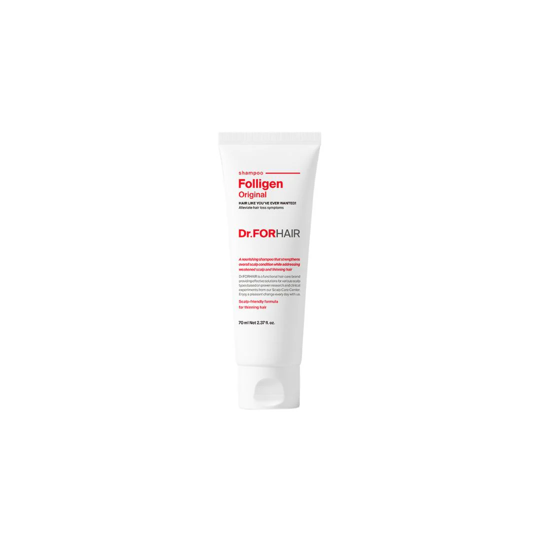 Folligen Silk Shampoo 300ml + Folligen Original Shampoo 70ml - Image 3