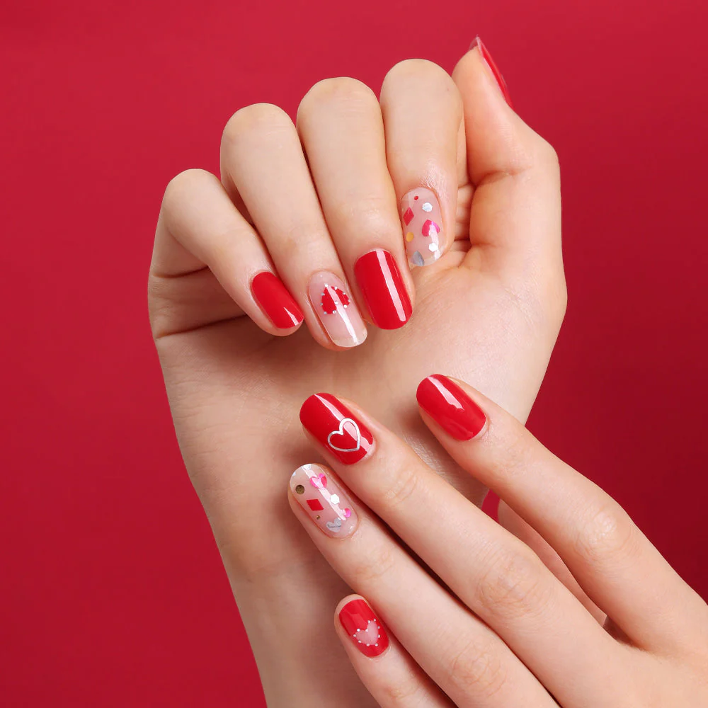 Gel Nail Strips - Hot Romance - Image 3