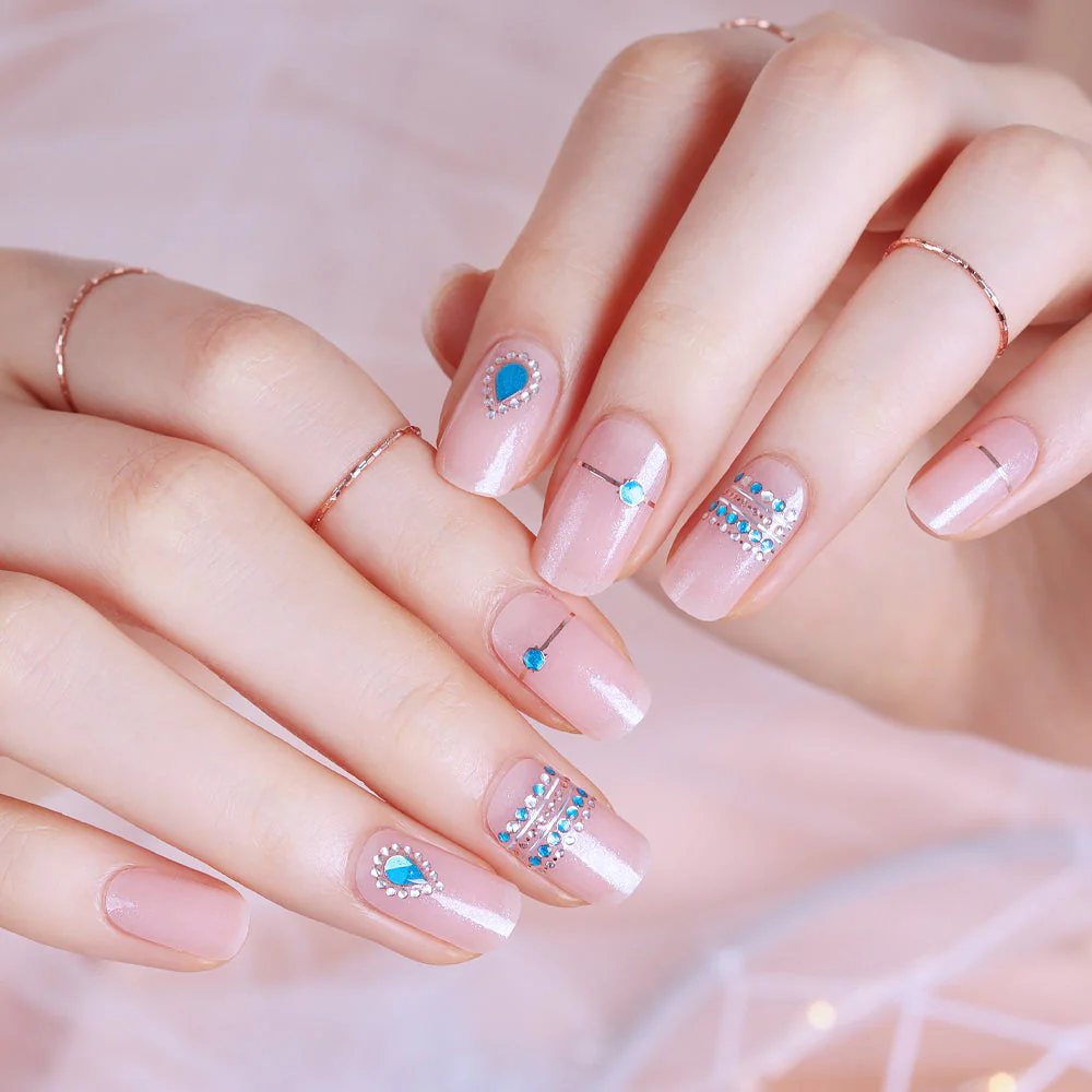 Gel Nail Strips - Shining Drop - Image 2