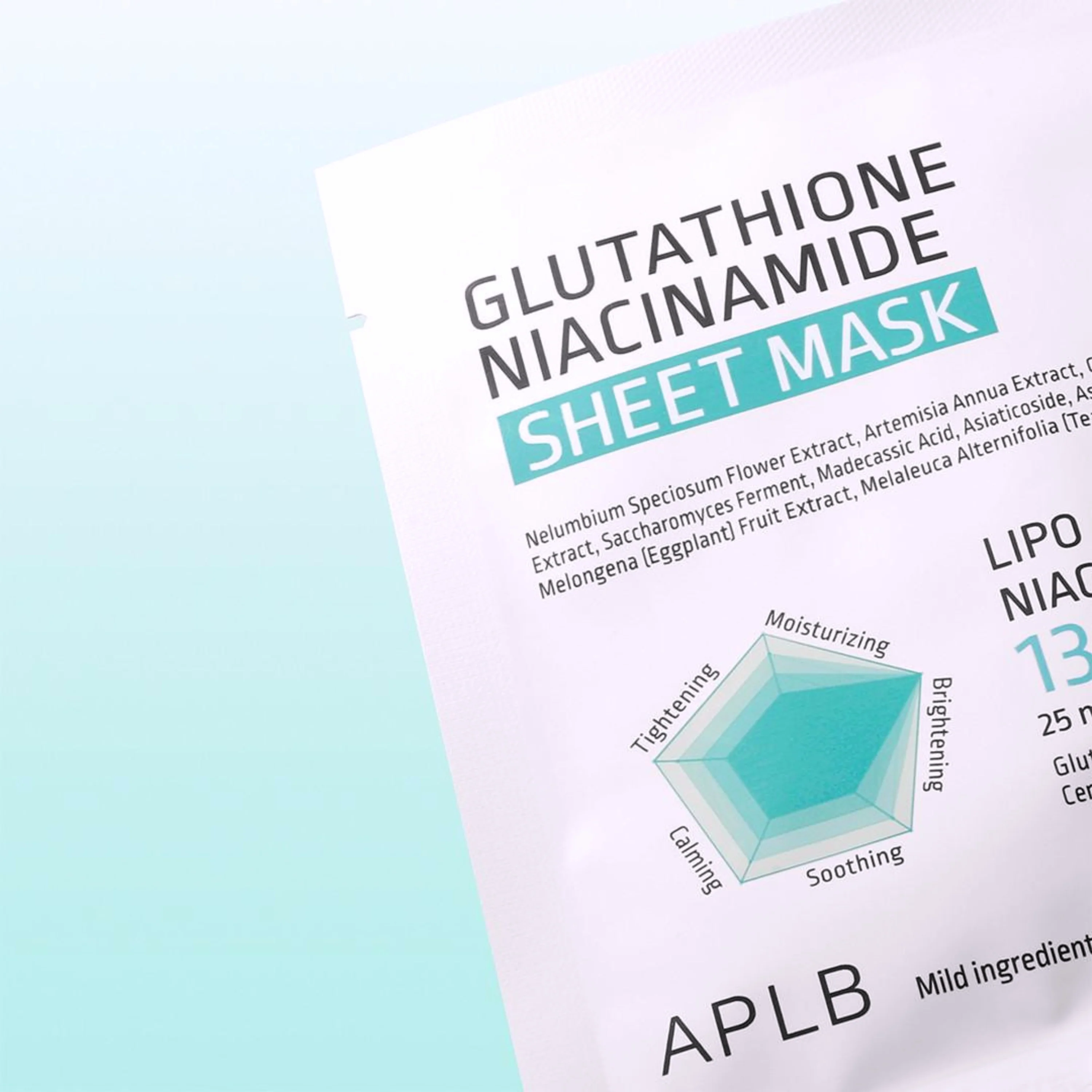 Glutathione Niacinamide Sheet Mask 1pc - Image 2