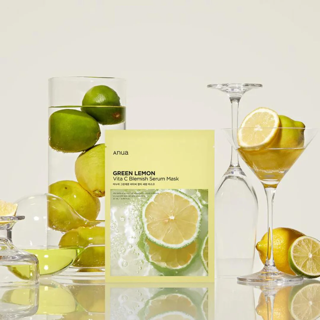 Green Lemon Vita C Blemish Serum Mask [1pc] - Image 2