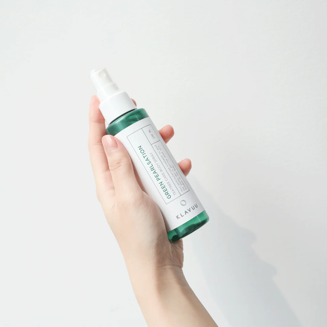 Green Pearlsation Teatree Care Body Spray 100ml - Image 3