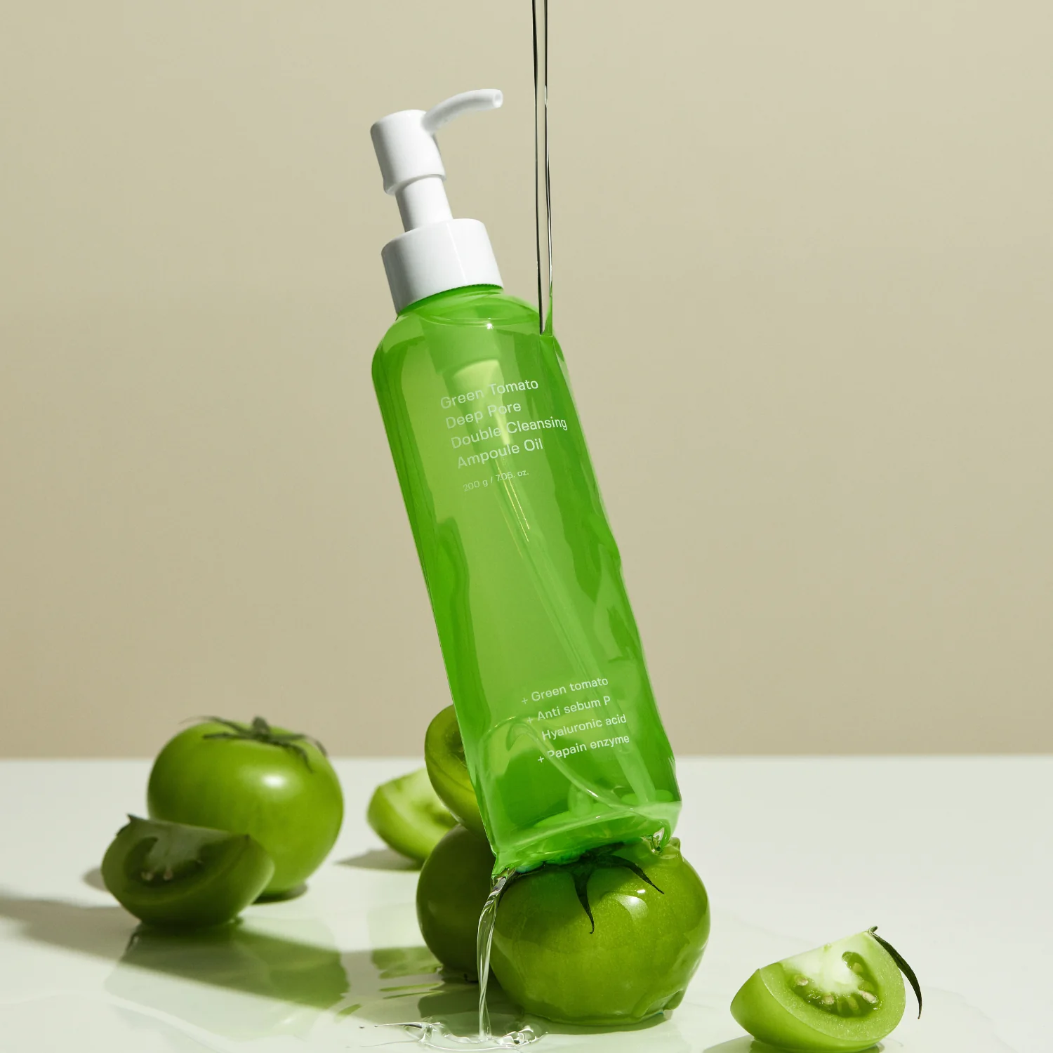 Green Tomato Double Cleansing Ampoule Oil [200g] - Image 4
