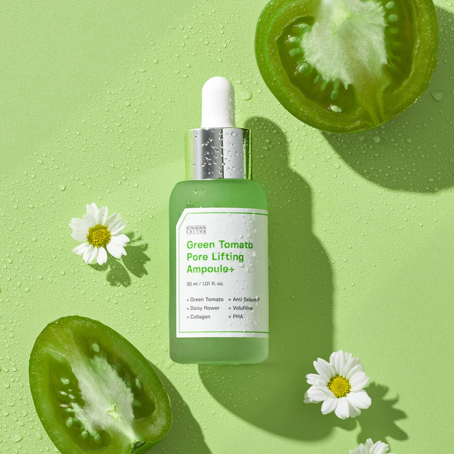 Green Tomato Pore Lifting Ampoule 30ml - Image 2