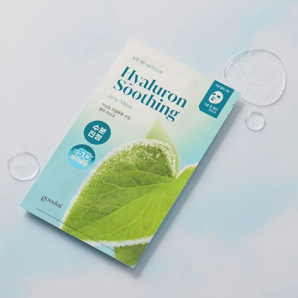 Houttuynia Cordata Hyaluron Soothing Jelly Mask 1pc - Image 2