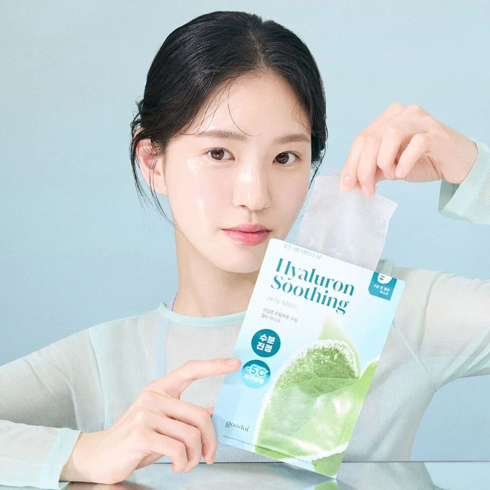 Houttuynia Cordata Hyaluron Soothing Jelly Mask 1pc - Image 3