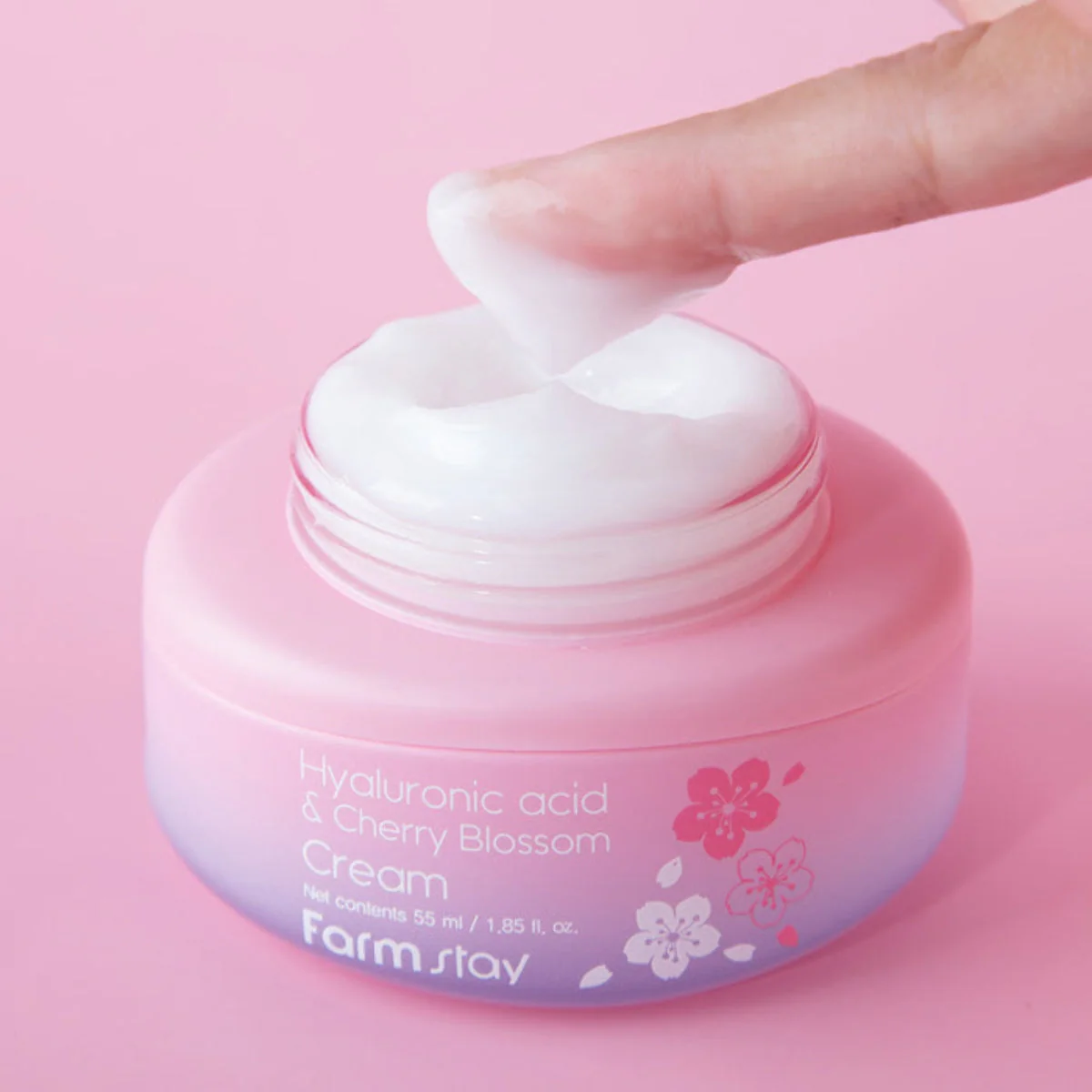 Hyaluronic Acid & Cherry Blossom Cream 55ml - Image 2