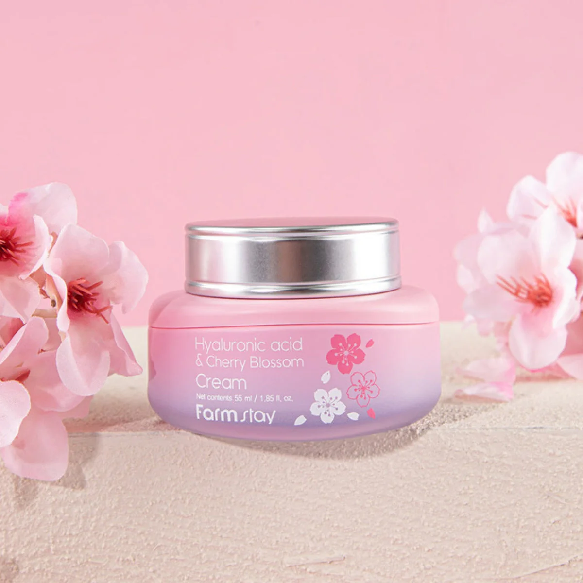 Hyaluronic Acid & Cherry Blossom Cream 55ml - Image 3