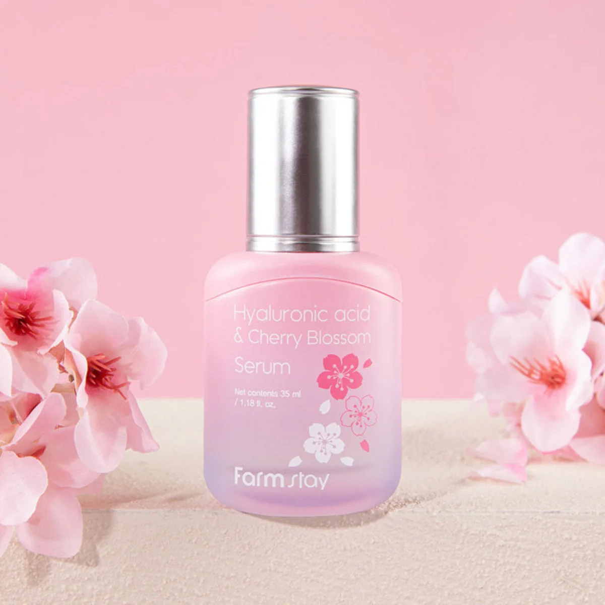 Hyaluronic Acid & Cherry Blossom Serum 35ml - Image 3