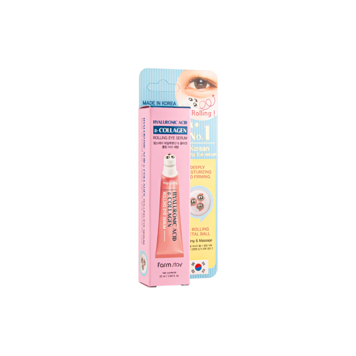 Hyaluronic Acid & Collagen Rolling Eye Serum 25ml - Image 4