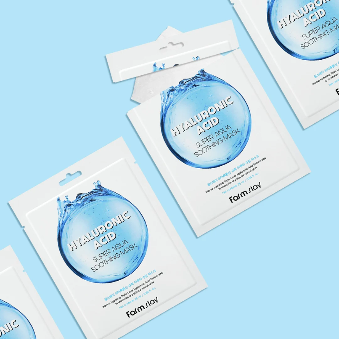 Hyaluronic Acid Super Aqua Soothing Mask 25ml x 10pcs - Image 2