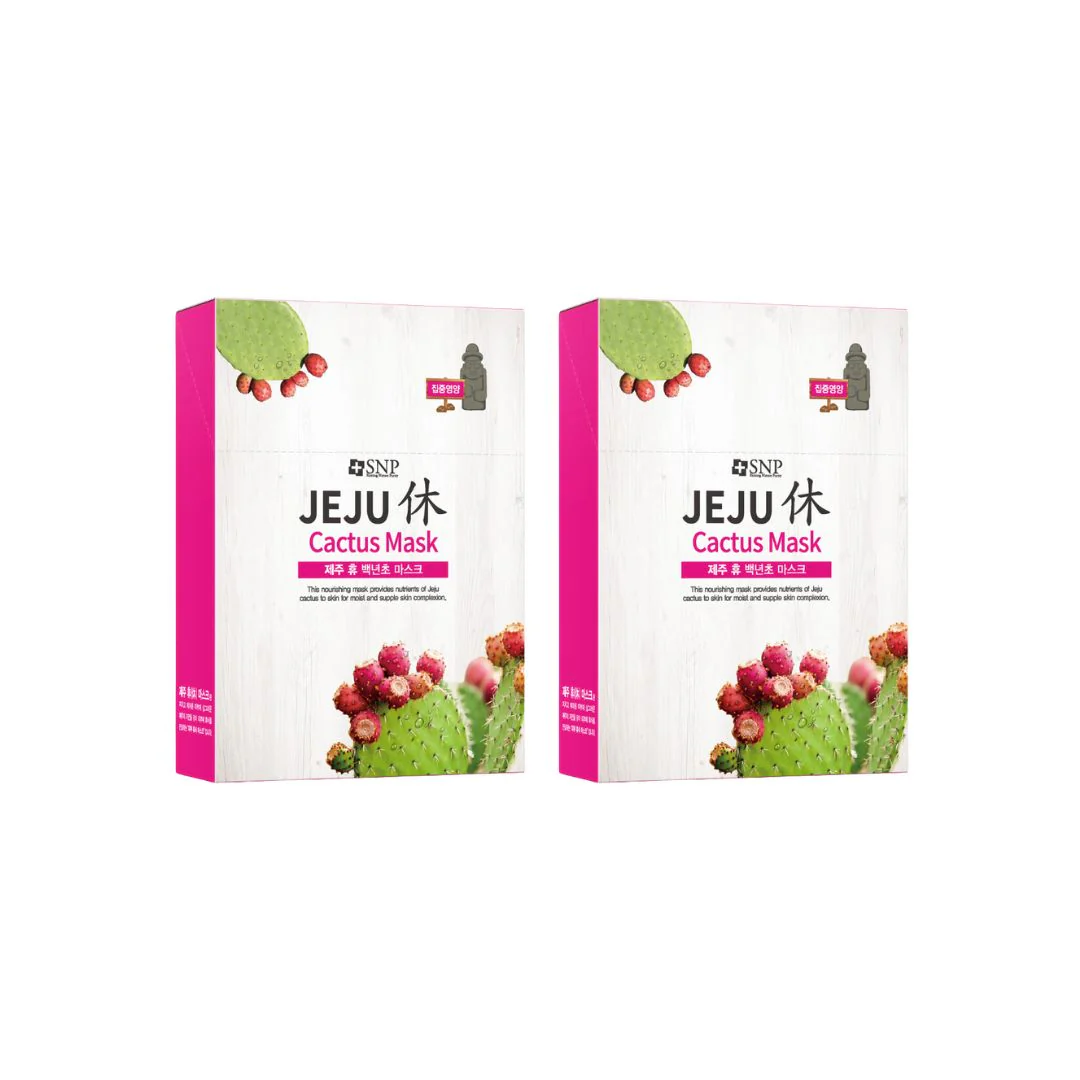 Jeju Rest Cactus Mask 20pcs