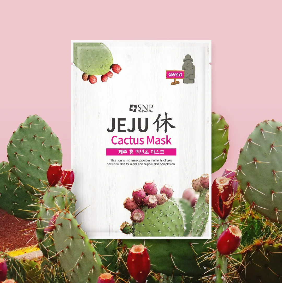 Jeju Rest Cactus Mask 20pcs - Image 2