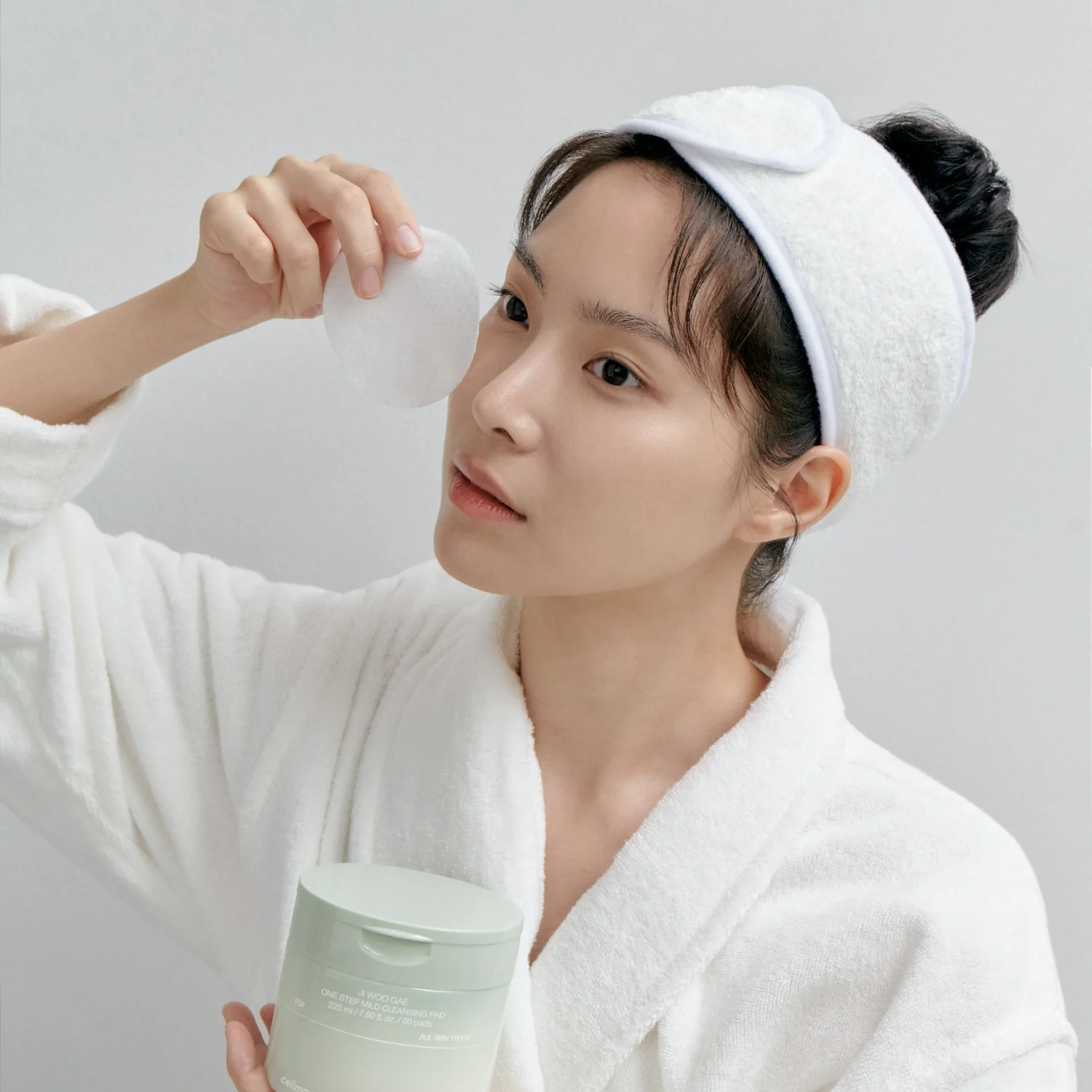 Ji Woo Gae One Step Mild Cleansing Pad 60pads - Image 5