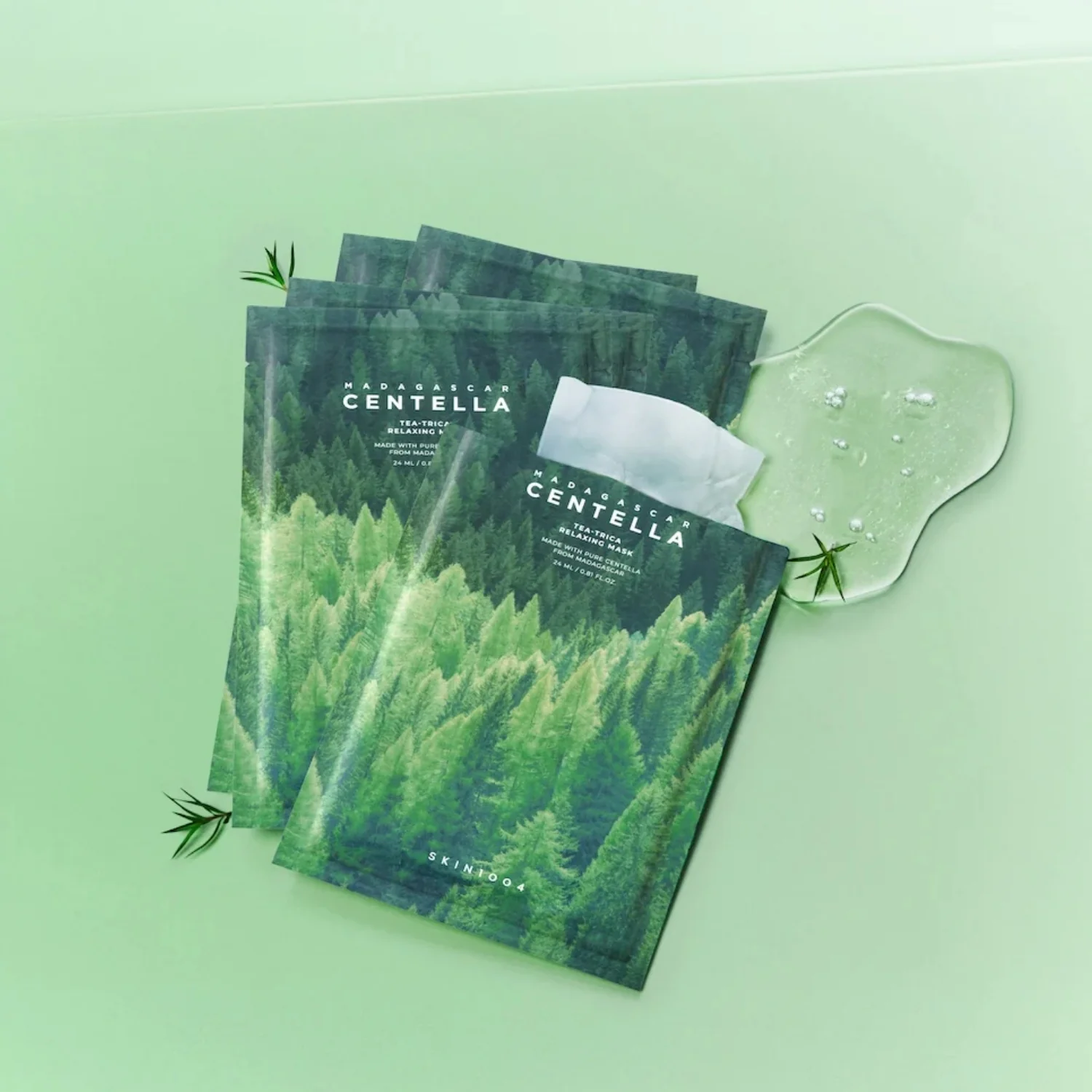 Madagascar Centella Tea-Trica Relaxing Mask 1pc - Image 3