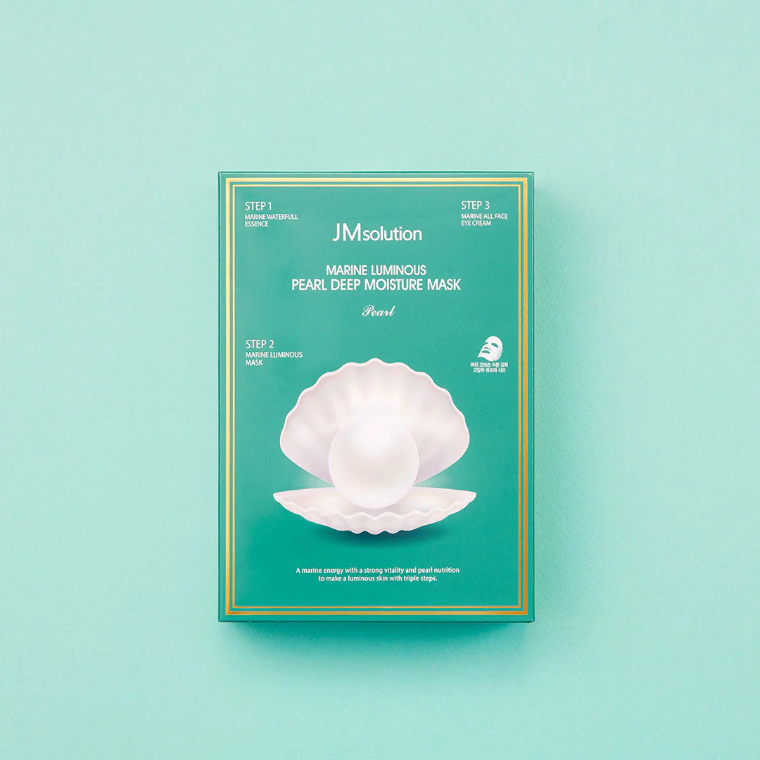 Marine Luminous Pearl Deep Moisture Mask Box Pearl [10pcs] - Image 4