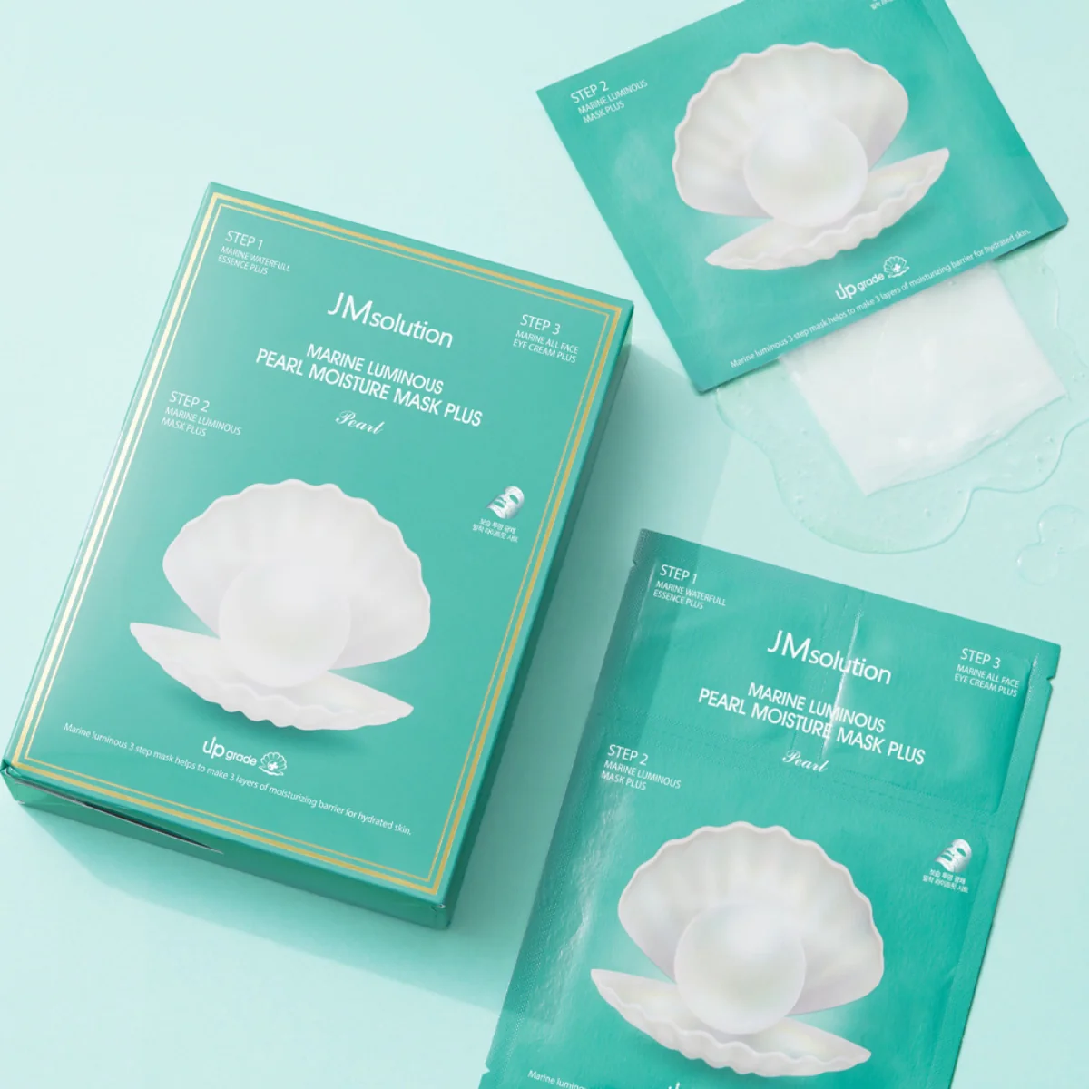 Marine Luminous Pearl Moisture Mask Box Plus [10pcs] - Image 5