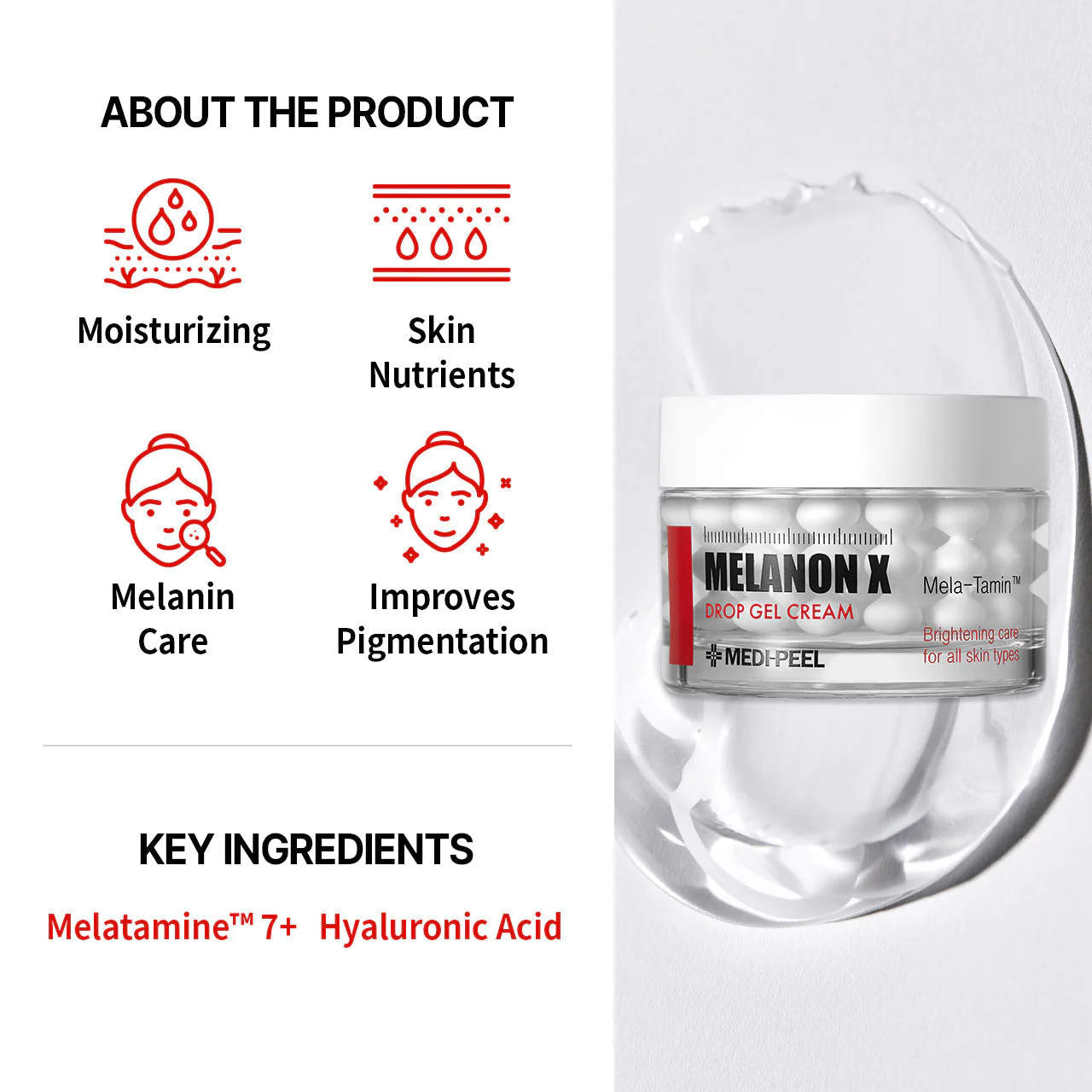 Melanon X Drop Gel Cream 50g - Image 3